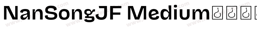 NanSongJF Medium字体转换
